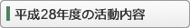 平成28年度の活動内容